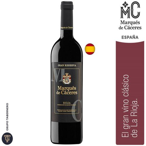 Vino MARQUÉS DE CÁCERES Gran reserva Botella 750Ml