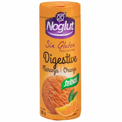 Galletas sabor Naranja SANTIVERI Sin Gluten Bolsa 195g