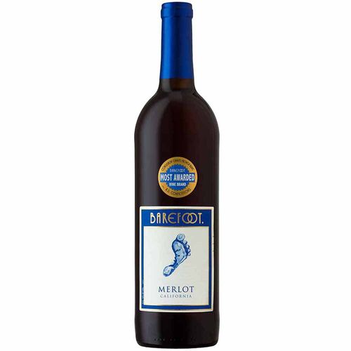 Vino Tinto BAREFOOT Merlot Botella 750ml