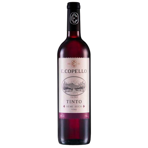 Vino E. COPELLO Tinto Semiseco Botella 750ml