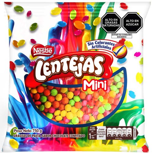 Chocolate LENTEJAS Mini Grageas Bolsa 750g