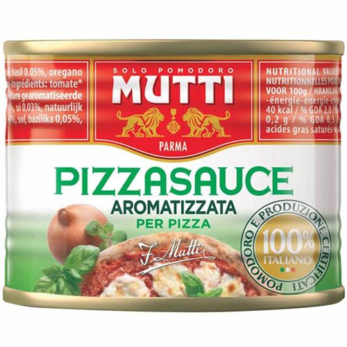 Salsa de Pizza MUTTI Aromática Sauce Lata 210g