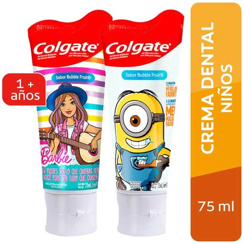 Pasta Dental COLGATE Smiles: 2 a 5 Años Tubo 75ml