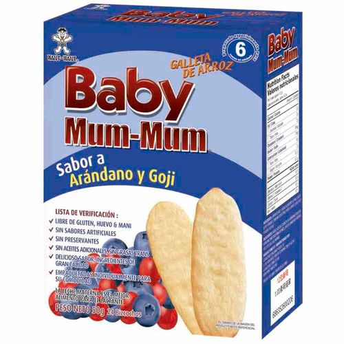 Galleta BABY MUM Arándano Caja 50g