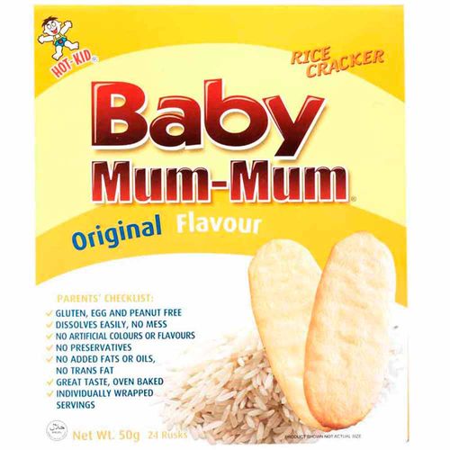 Galletas BABY MUM Arroz Sabor Original Caja 50g