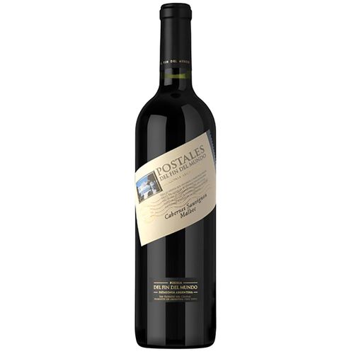 Vino POSTALES DEL FIN DEL MUNDO Cabernet Sauvignon Malbec Botella 750ml