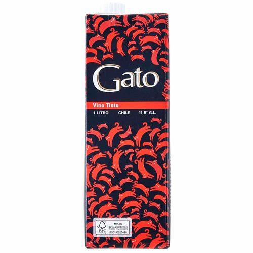 Vino GATO NEGRO Tinto Caja 1L