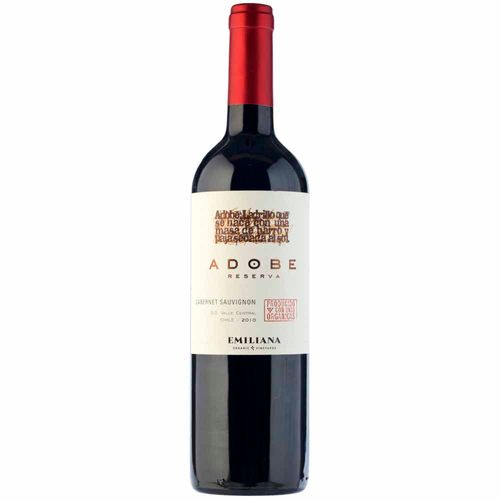 Vino EMILIANA Adobe Reserva Cabernet Sauvignon Botella 750ml