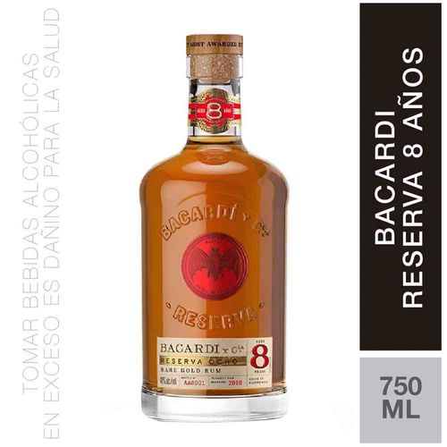 Ron BACARDÍ Superior 8 Años Botella 750ml