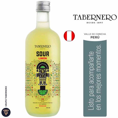 Pisco Sour TABERNERO Limón Botella 700ml