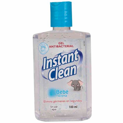 Gel Antibacterial INSTANT CLEAN Bebé Botella 100ml