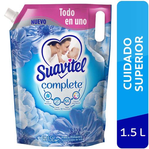 Suavizante SUAVITEL Complete Fresca Primavera Doypack 1.5L