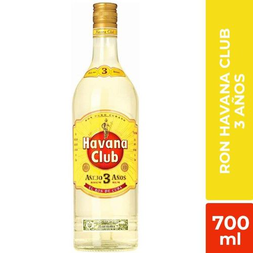 Ron HAVANA 3 Años Botella 700ml