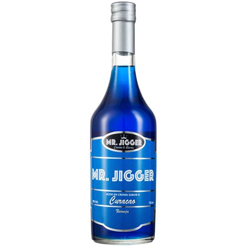 Licor Sabor a Curacao MR JIGGER Botella 750ml