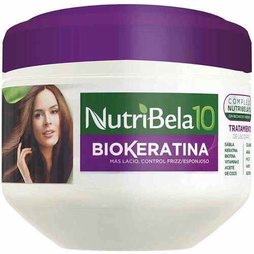 Crema de Tratamiento NUTRIBELA Biokeratina Frasco 300g