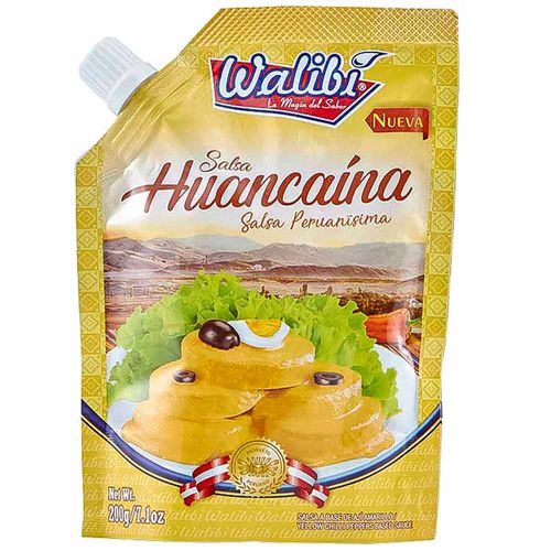 Salsa Huancaína WALIBI Doypack 200g