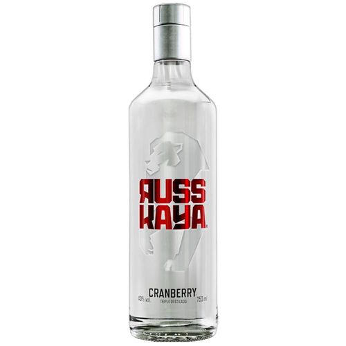 Vodka RUSSKAYA Cranberry Botella 750ml