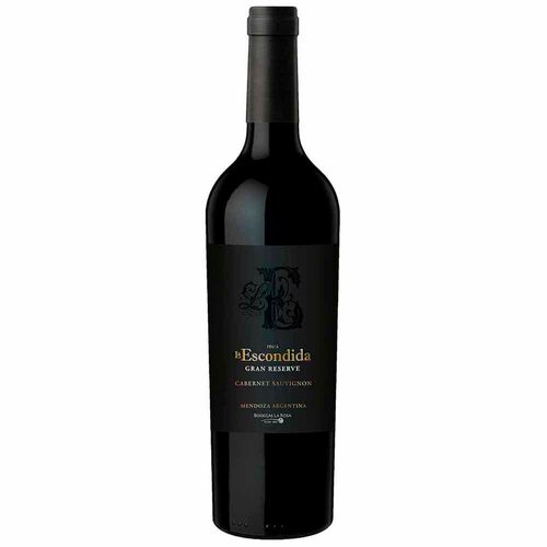 Vino Tinto LA ESCONDIDA Gran Reserva Cabernet Sauvignon Botella 750ml