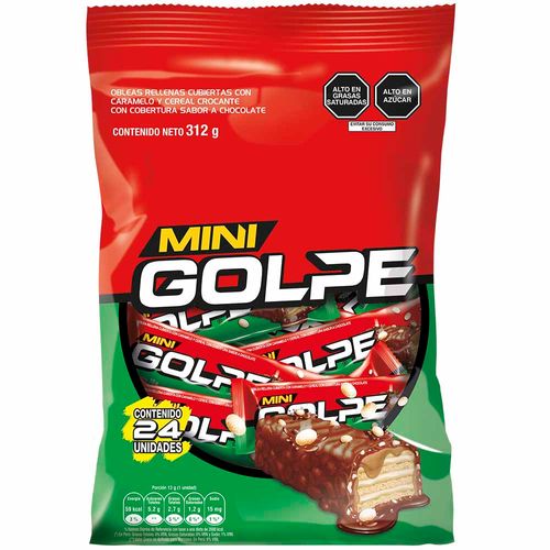 Chocolate GOLPE Mini oblea Bolsa 24Un