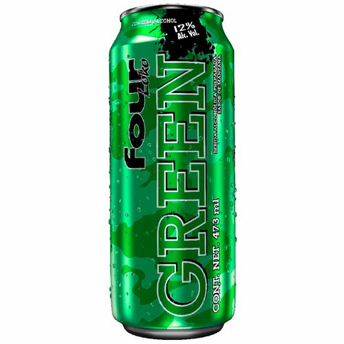 Bebida Alcohólica Preparada FOUR LOKO Green Lata 473ml