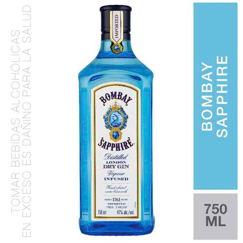 Gin BOMBAY SAPPHIRE Dry Botella 750ml