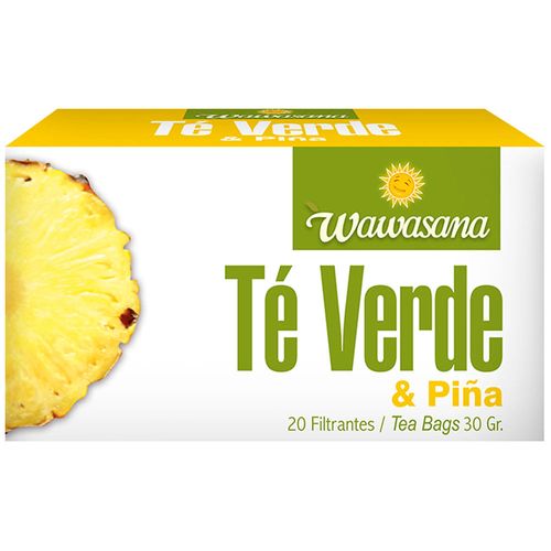 Infusiones WAWASANA Té verde piña Caja 20Un