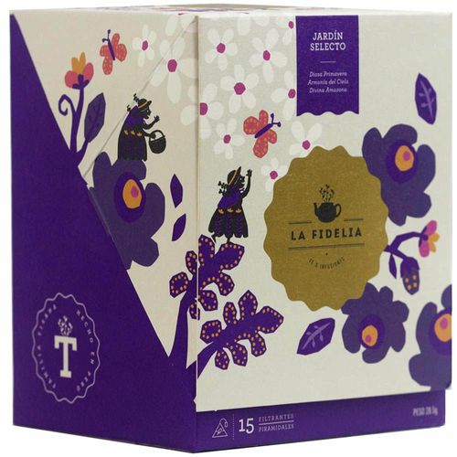 Infusiones LA FIDELIA Jardín Tisana Caja 15un