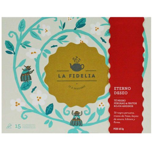 Té Negro LA FIDELIA Rey Eterno Caja 15un