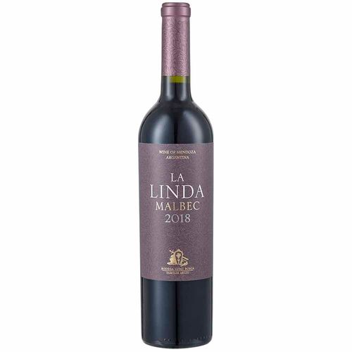 Vino LA LINDA Malbec Clásico Botella 750ml