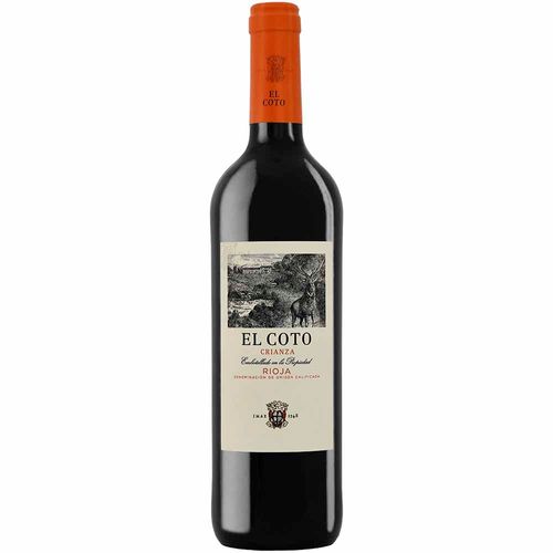 Vino EL COTO Tempranillo Crianza Botella 750ml