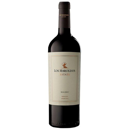 Vino Tinto LOS HAROLDOS Malbec Estate Botella 750ml