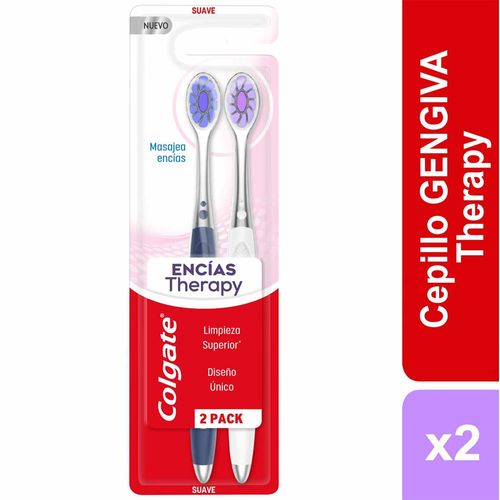 Cepillo de Dientes COLGATE Encías Therapy Paquete 2un
