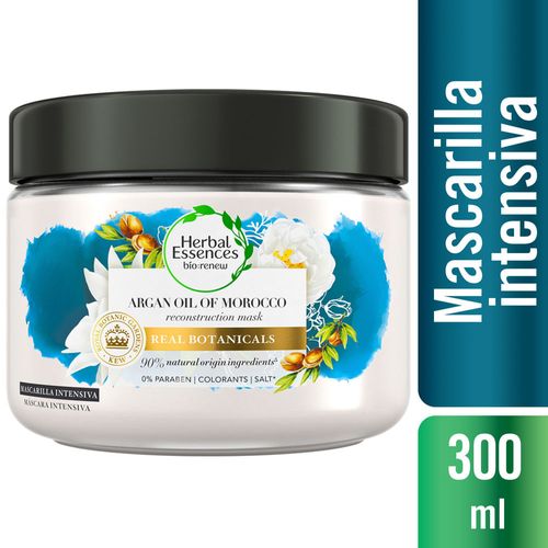 Mascarilla Tratamiento Capilar HERBAL ESSENCES Argan Oil Frasco 300ml