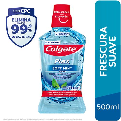 Enjuague Bucal COLGATE Plax Soft Mint Botella 500ml