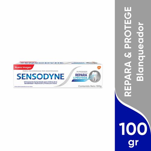 Pasta Dental SENSODYNE Blanqueador Repara y Protege Tubo 100g