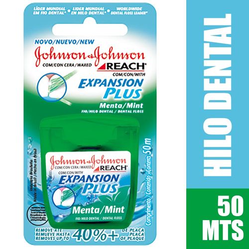 Hilo Dental JOHNSON & JOHNSON Reach Menta Paquete 50m