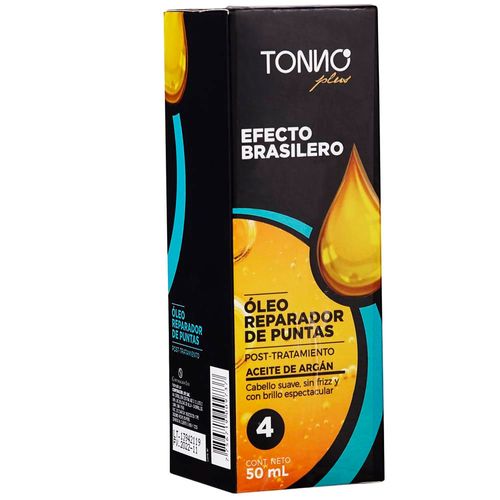 Aceite de Tratamiento TONNO Óleo Reparador Argán Frasco 50ml