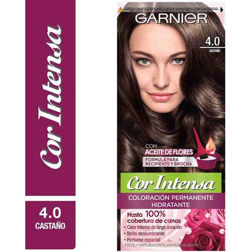 Tinte para Cabello GARNIER Cor Intesa 4.0 Castaño