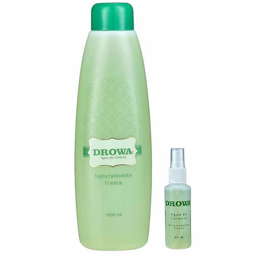 Colonia para Mujer DROWA Frasco 1L + Frasco 60ml