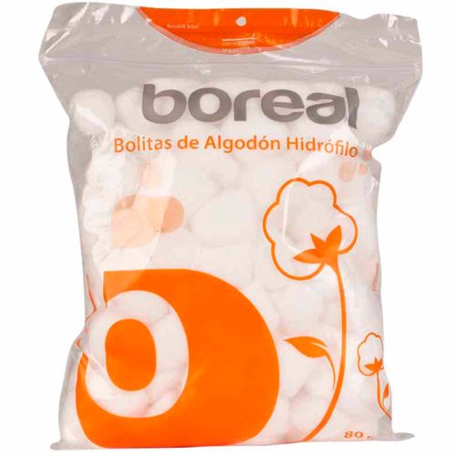 Algodón BOREAL Bolitas Bolsa 80g