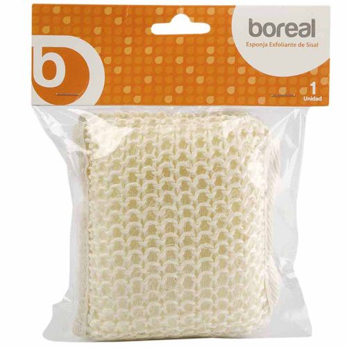 Esponja de baño BOREAL Exfoliante de Sisal Bolsa 1un