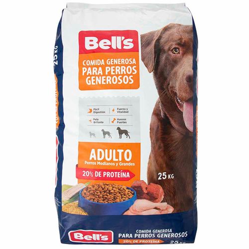 Comida para Perros BELL'S Adultos Bolsa 25Kg