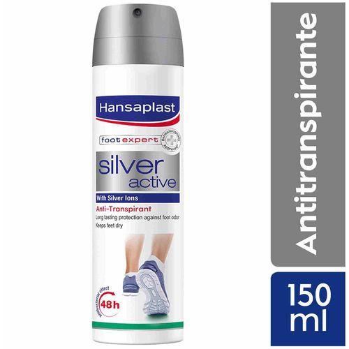 Talco para Pies en HANSAPLAST Fresh Silver Frasco 150ml