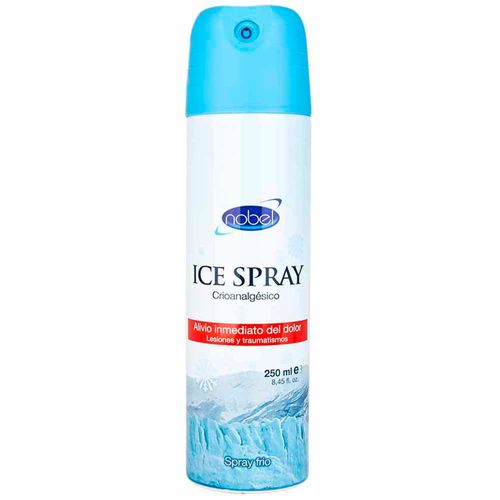 Analgésico NOBEL Ice Spary para Lesiones y Traumatismos Frasco 250ml