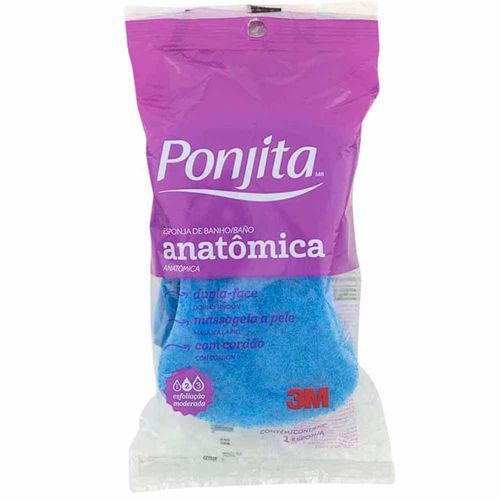 Esponja de Baño Anatómica PONJITA Bolsa 1un