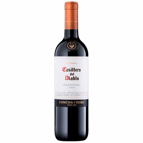 Vino CASILLERO DEL DIABLO Carmenere Reserva Botella 750ml