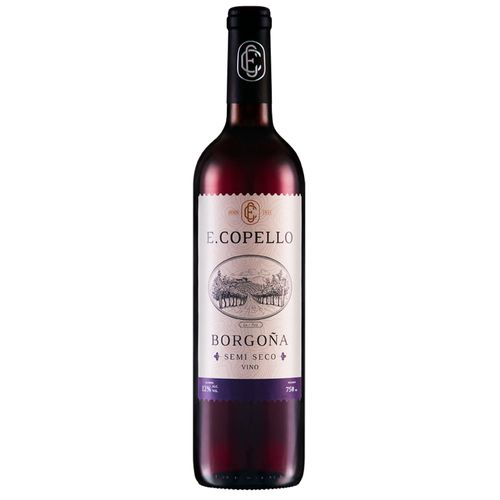 Vino E. COPELLO Borgoña Semi Seco Botella 750ml