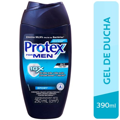 Gel de Ducha PROTEX For Men 10x Frasco 250ml