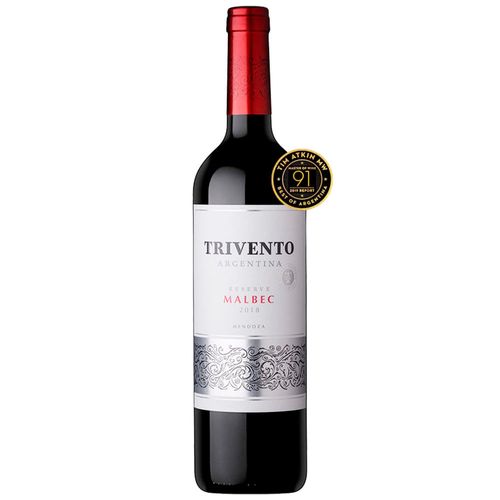 Vino TRIVENTO Malbec Reserva Botella 750ml