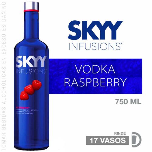 Vodka SKYY Raspberry Botella 750ml